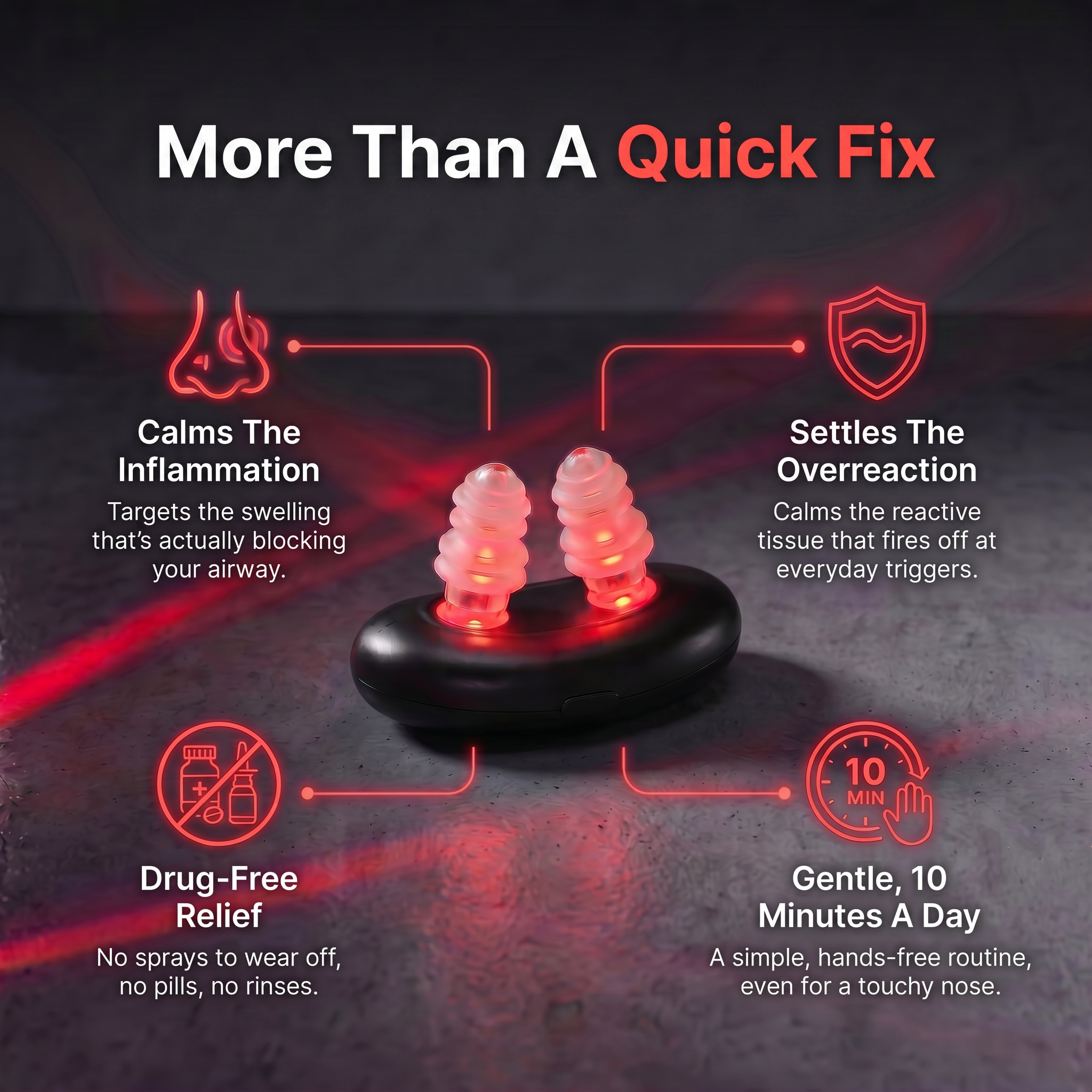 Sinosa - Red Light Nasal Device